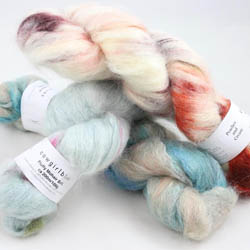 Cowgirl Blues Fluffy Mohair gradient