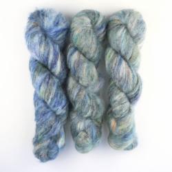 Cowgirl Blues Fluffy Mohair gradient 9 to 5