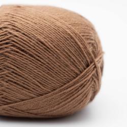 Kremke Soul Wool Edelweiss classic 4ply 100g 						walnut brown						