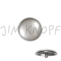Jim Knopf Metall-Ösenknopf in verschiedenen Größen Silber