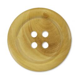 Jim Knopf Wood button natural color in several sizes