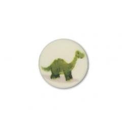 Jim Knopf Cute plastic button with dino 16mm
