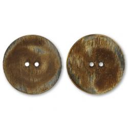 Jim Knopf Horn button with 2 holes 34mm