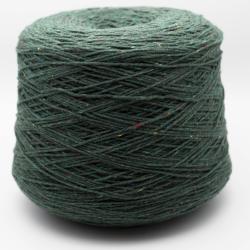 Kremke Soul Wool Reborn Wool recycled on 1kg-Cone Dark Green Melange