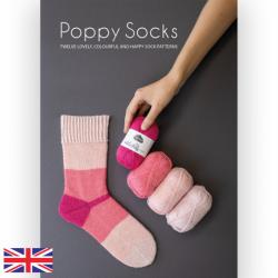 Kremke Soul Wool Pattern booklet Poppy Socks English B2B