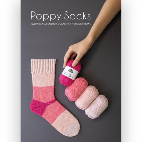 Kremke Soul Wool Pattern booklet Poppy Socks English B2B