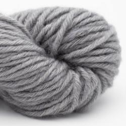 Nomadnoos Smooth Sartuul Sheep Wool 8-ply bulky handspun tinsel tinsel (light grey)