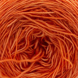 Cowgirl Blues Merino Single Lace solids Carrot Juice